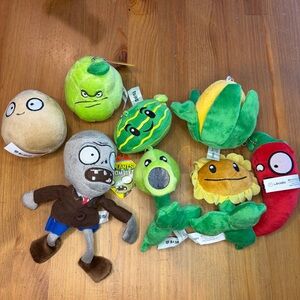 Plants vs. Zombies Plush Keychain Set of 8
